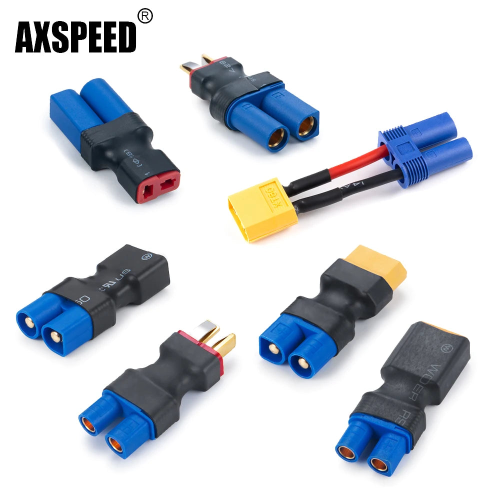 Adaptateur batterie AXSPEED EC3, EC5, XT60, T-Plug et TRX