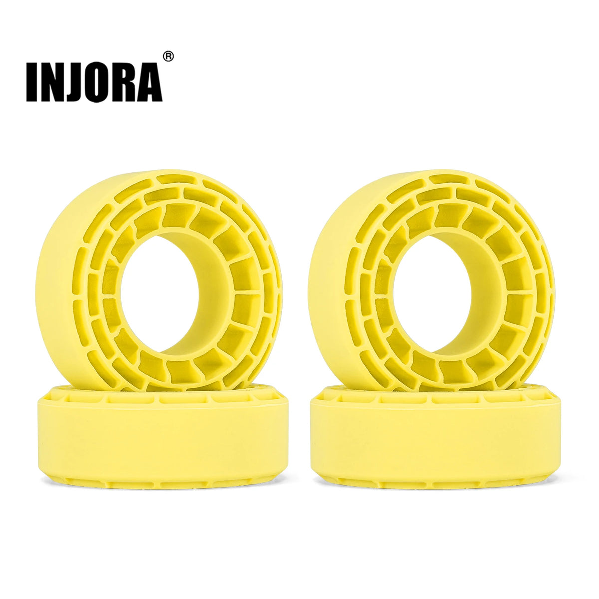 Quatre inserts silicone INJORA 1.0 pour pneus 56 à 58 mm