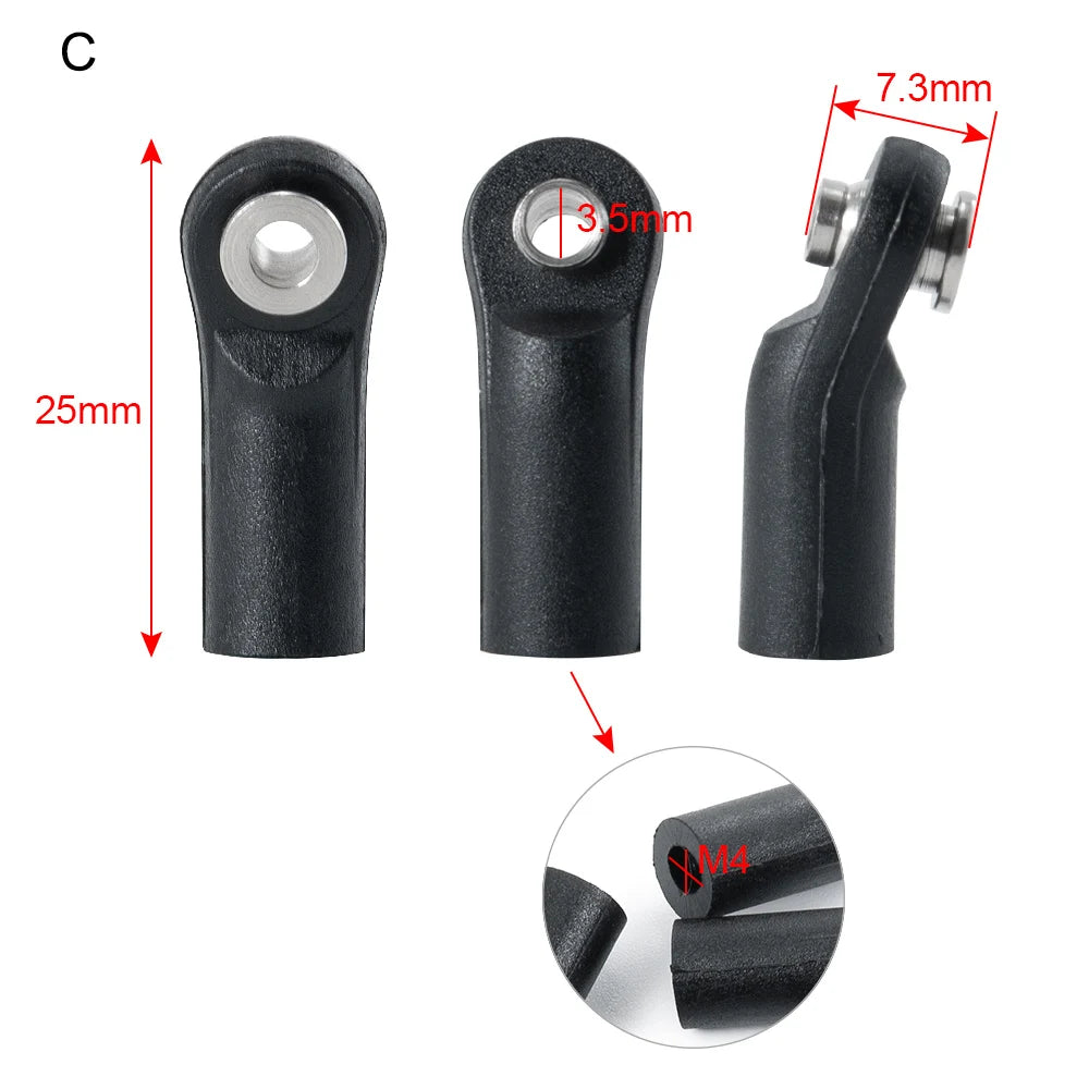 Embouts plastique M4 AXSPEED filetage droit – vue 4