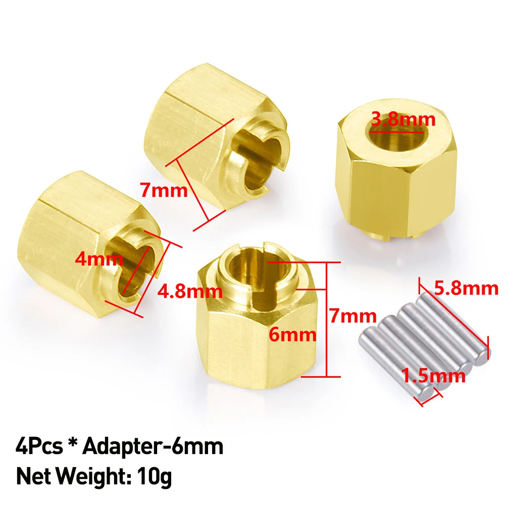 Pièces lestées en laiton AXSPEED pour TRX4M 1/18 – vue 13