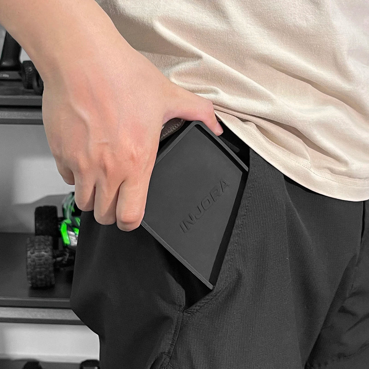 Bac pièces INJORA pliable en silicone – détail
