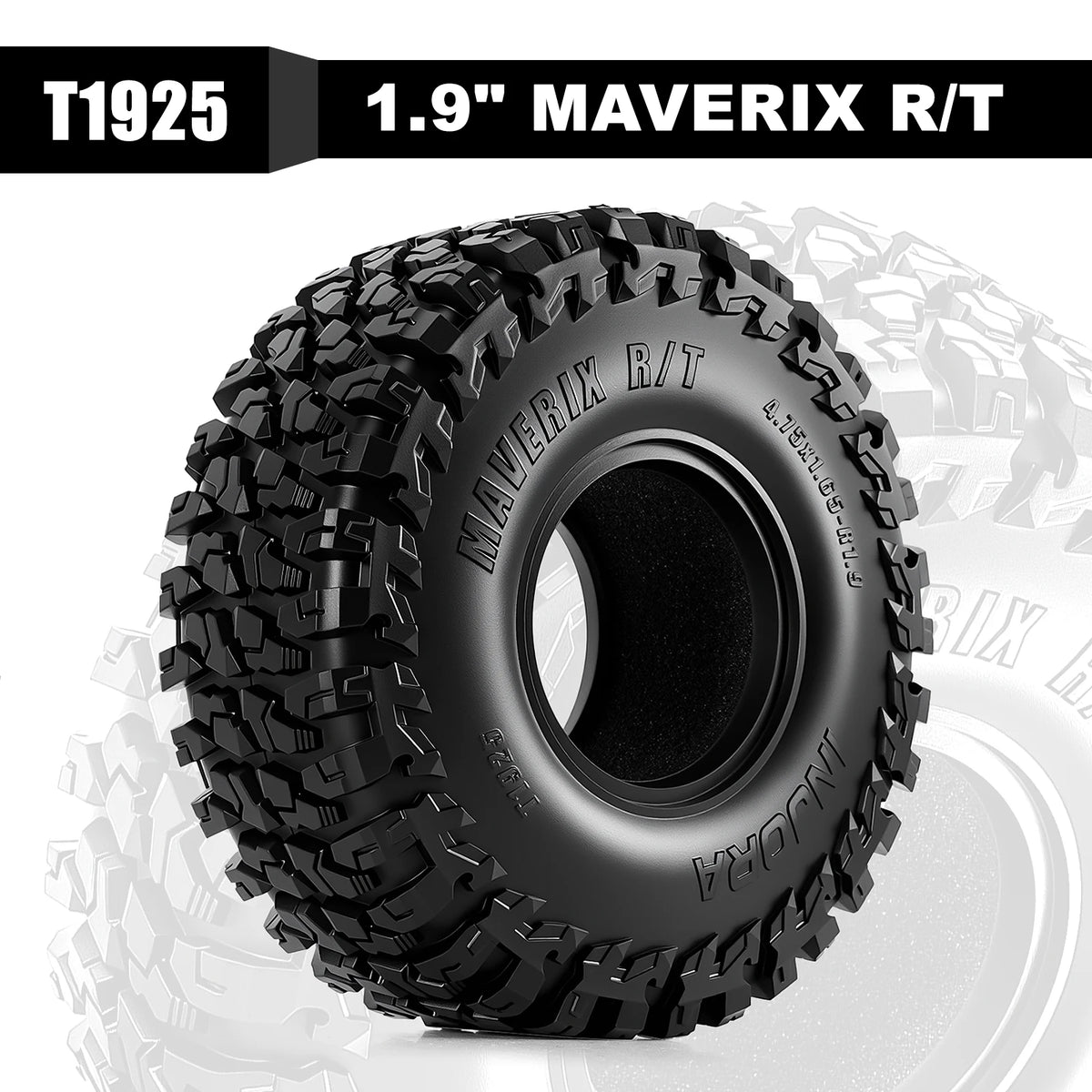 Pneus MAVERIX R/T INJORA pour crawler RC 1/10 – détail produit
