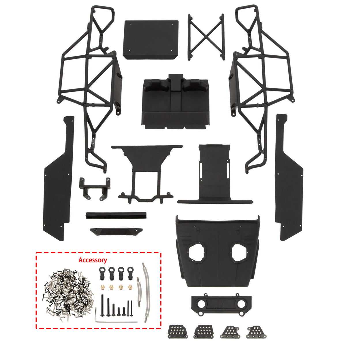 Carrosserie cage MEUS Racing Ripper V2 TRX4M – vue 4