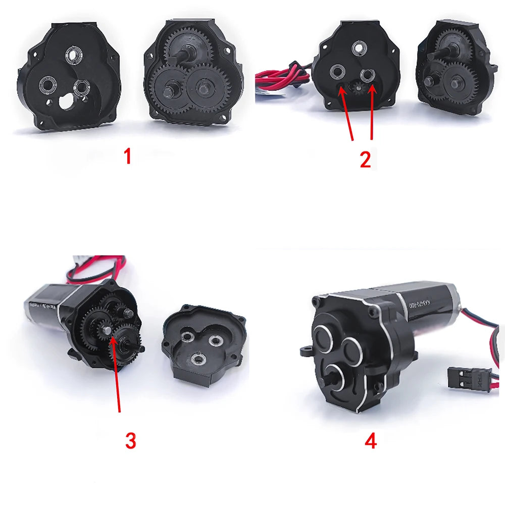Boîte de transmission métal AXSPEED assemblée pour TRX4M – vue 5