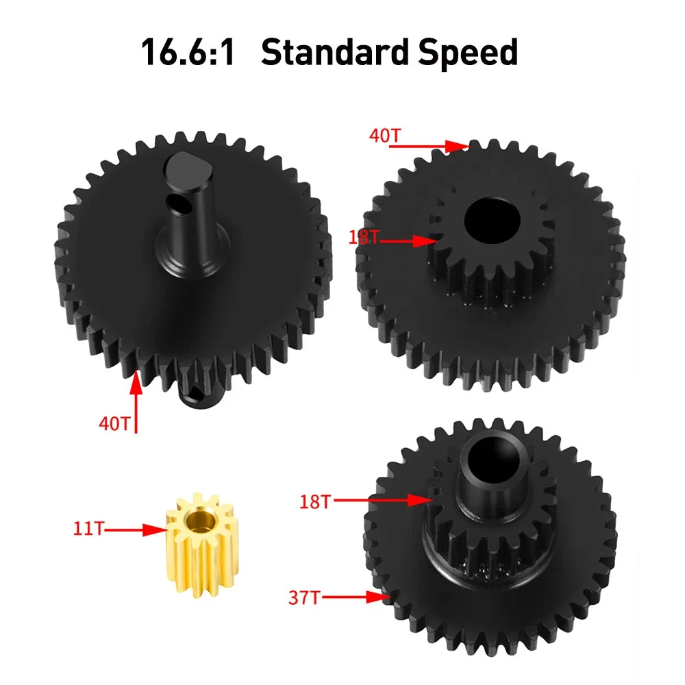 Pignons transmission acier AXSPEED overdrive / underdrive TRX4M – vue 11