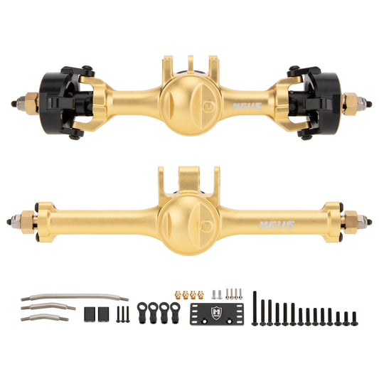 Ponts MEUS Racing TRX4M V2 CVD 3 sections direction 52 degrés