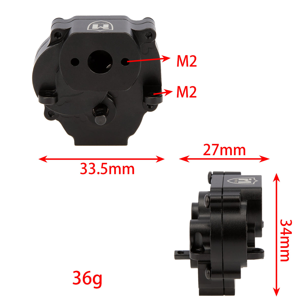 Transmission complète MEUS Racing pour TRX4M – vue complémentaire