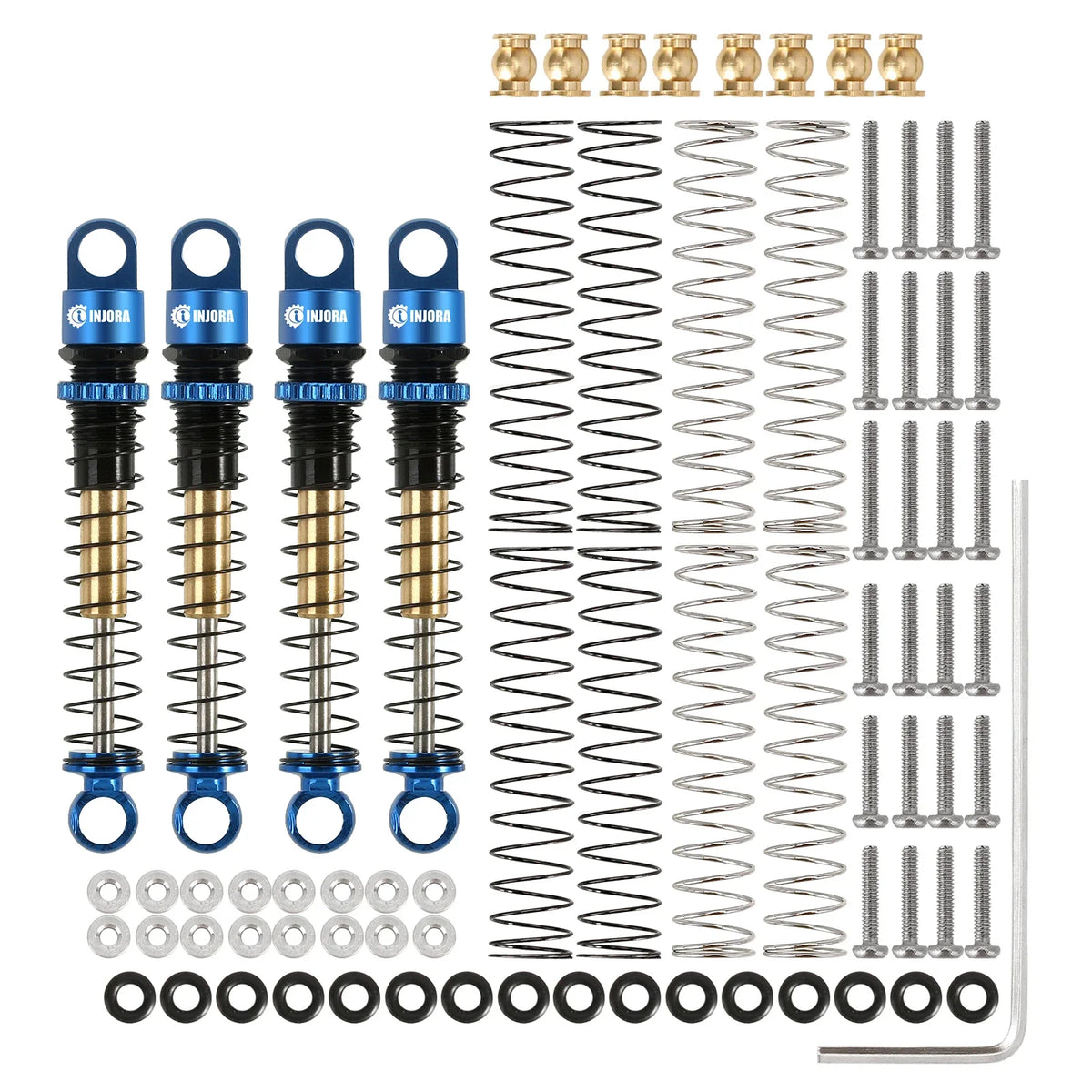 INJORA amortisseurs 43 mm Axial SCX24 – présentation