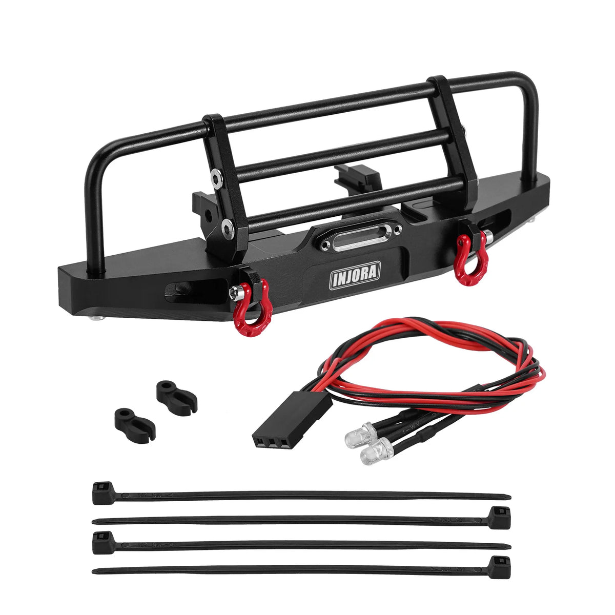 Pare-chocs avant INJORA aluminium TRX4M – vue 3