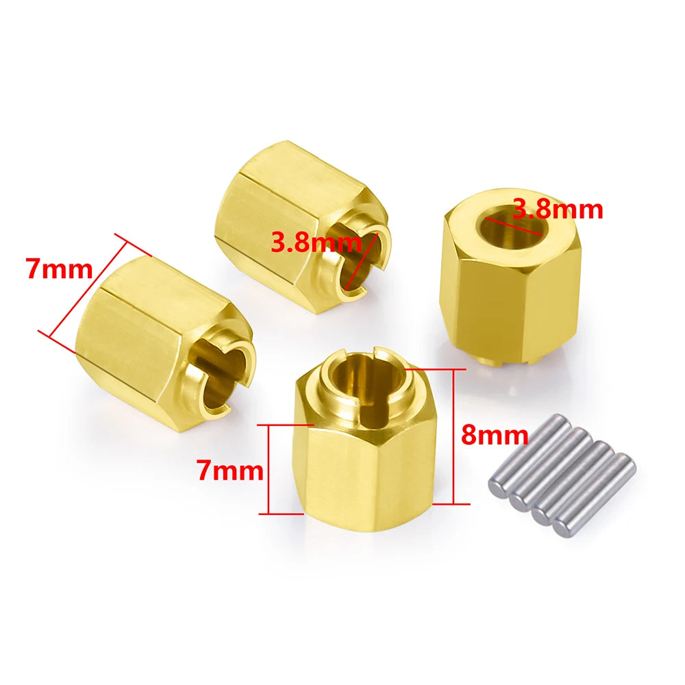 Kit élargisseurs AXSPEED 4 à 10 mm pour TRX4M – vue complémentaire