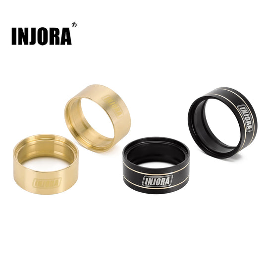 Anneaux beadlock internes laiton INJORA 94 g pour jantes 1.9