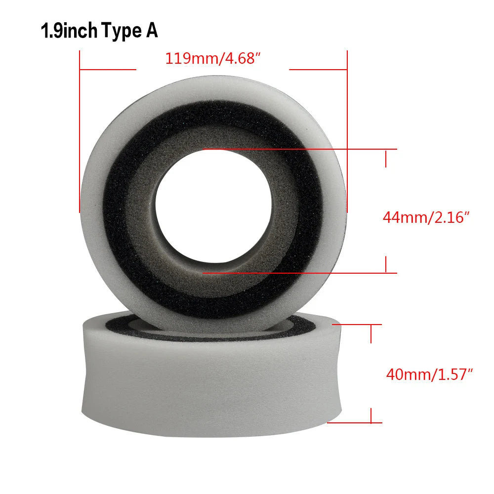Mousses pneus AXSPEED 117 / 150 mm pour jantes 1.9 / 2.2 – vue 3