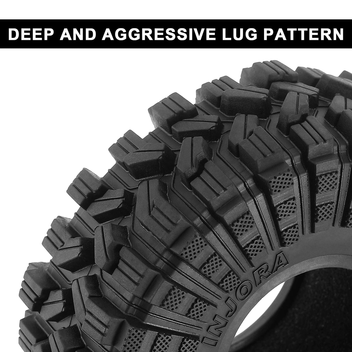 Pneus King Trekker S5 INJORA crawler 1/10 – vue 3