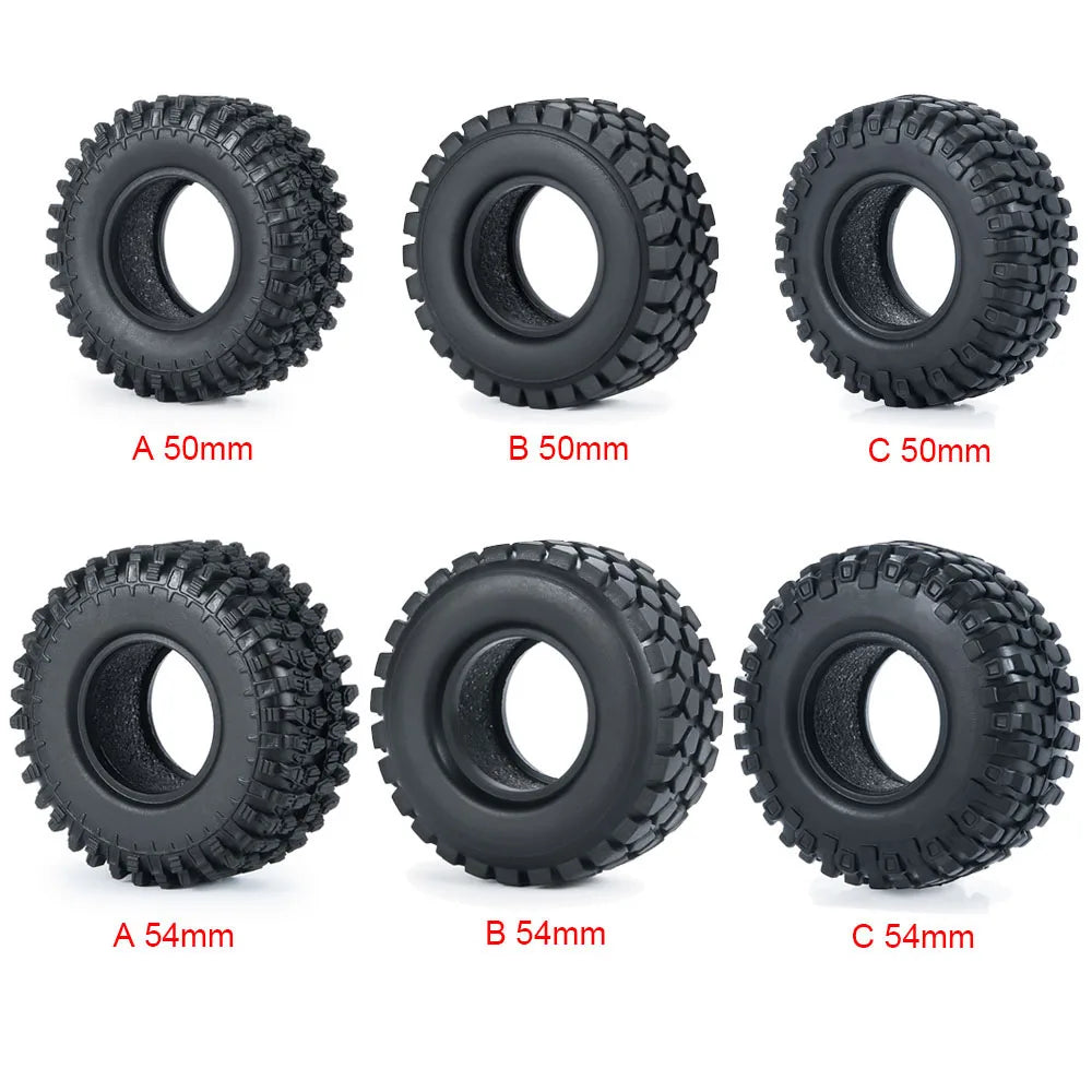 Pneus YEAHRUN 1.0 pour TRX4M / SCX24 – vue complémentaire