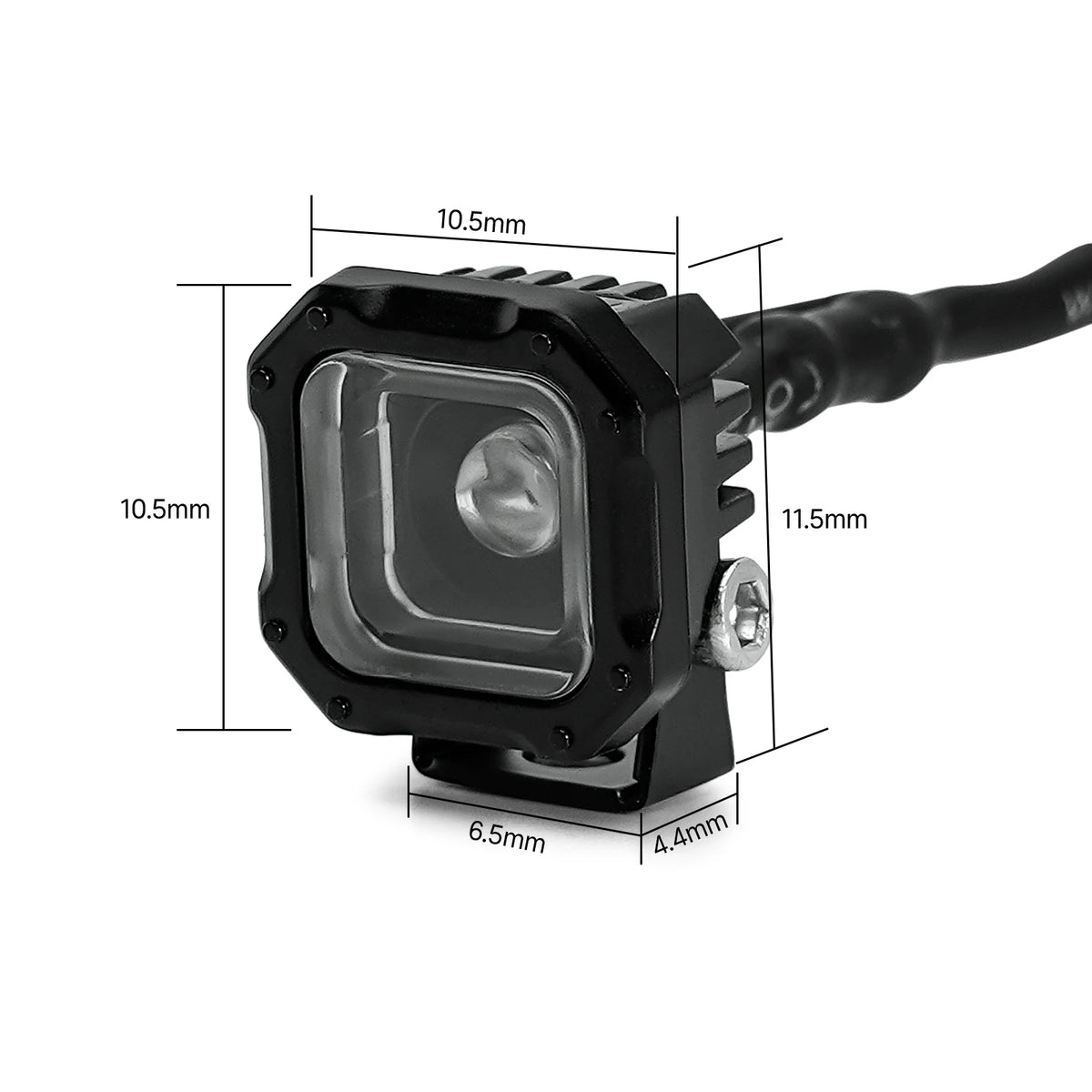 INJORA éclairage LED carré blanc pour micro crawler – présentation