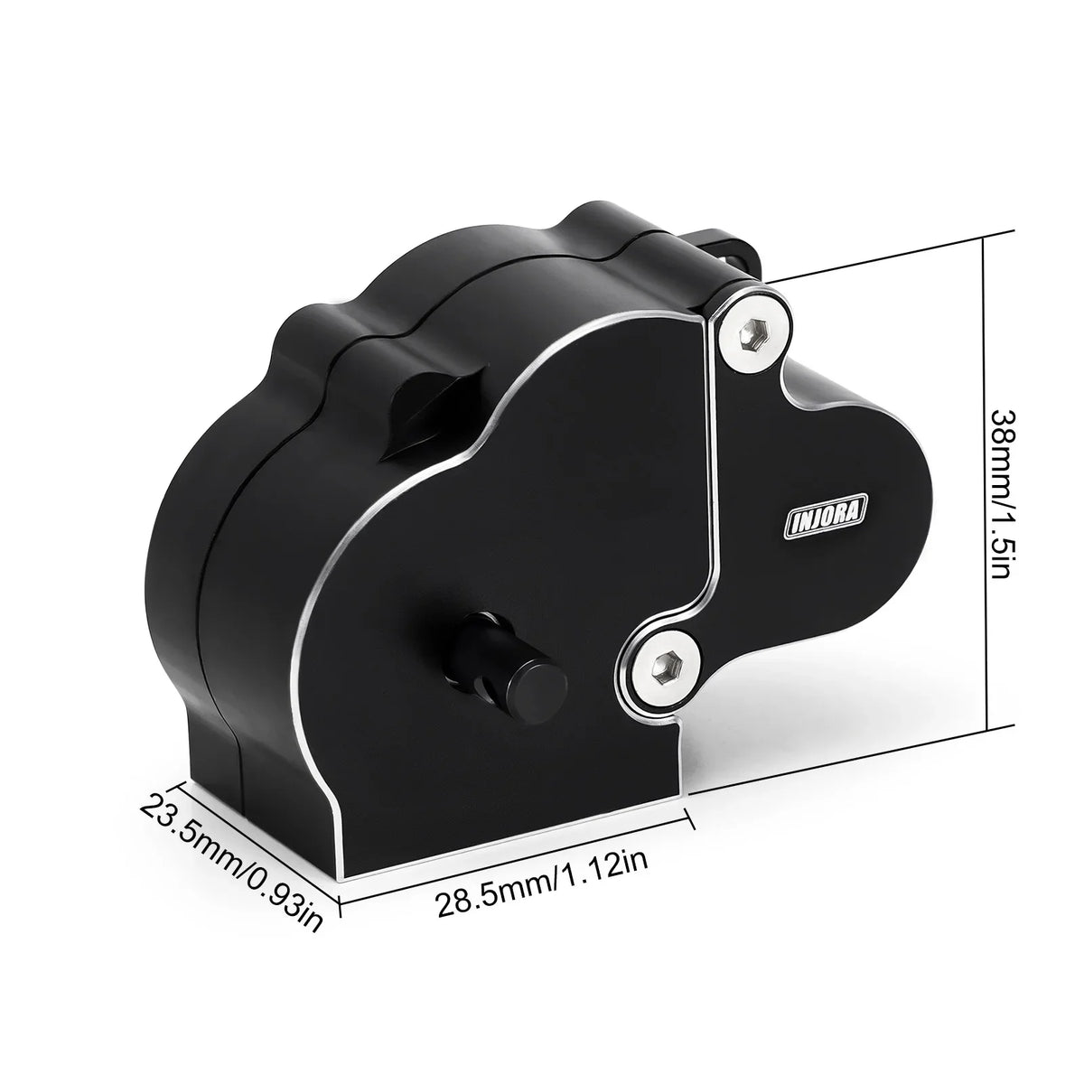 Transmission LCG INJORA pour SCX10 / SCX10 II – vue complémentaire