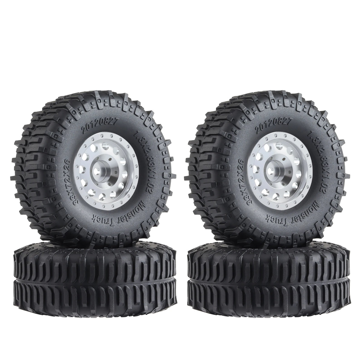 Pneus 1.3 Swamper pour crawler RC – vue produit