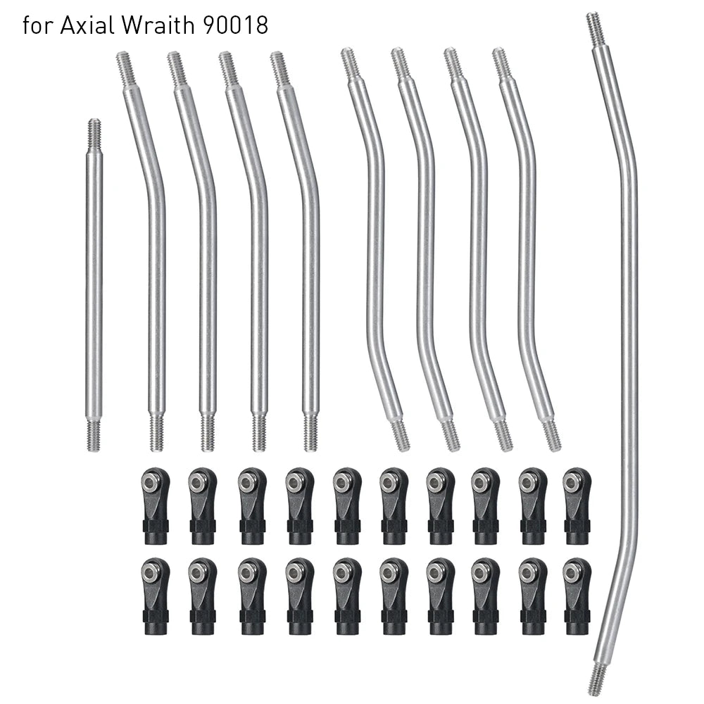 Biellettes inox AXSPEED avec rotules pour SCX10 II / TRX4 – vue 12