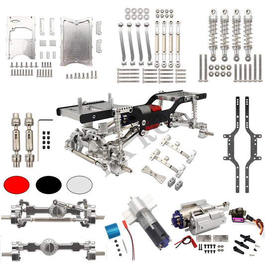 Kit châssis métal ponts portiques boîte 2 vitesses MN98 D90 D91 D99
