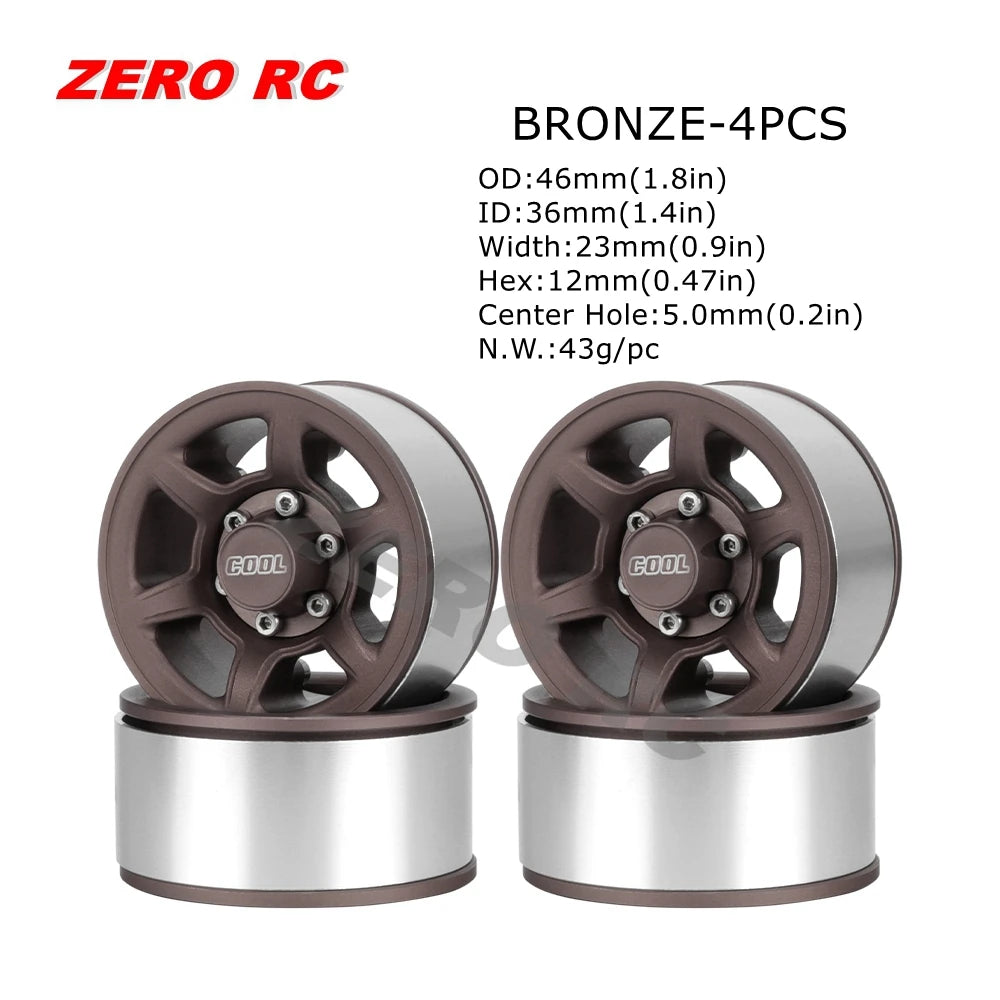 Pneus roues 1.55 pour crawler RC – vue 28