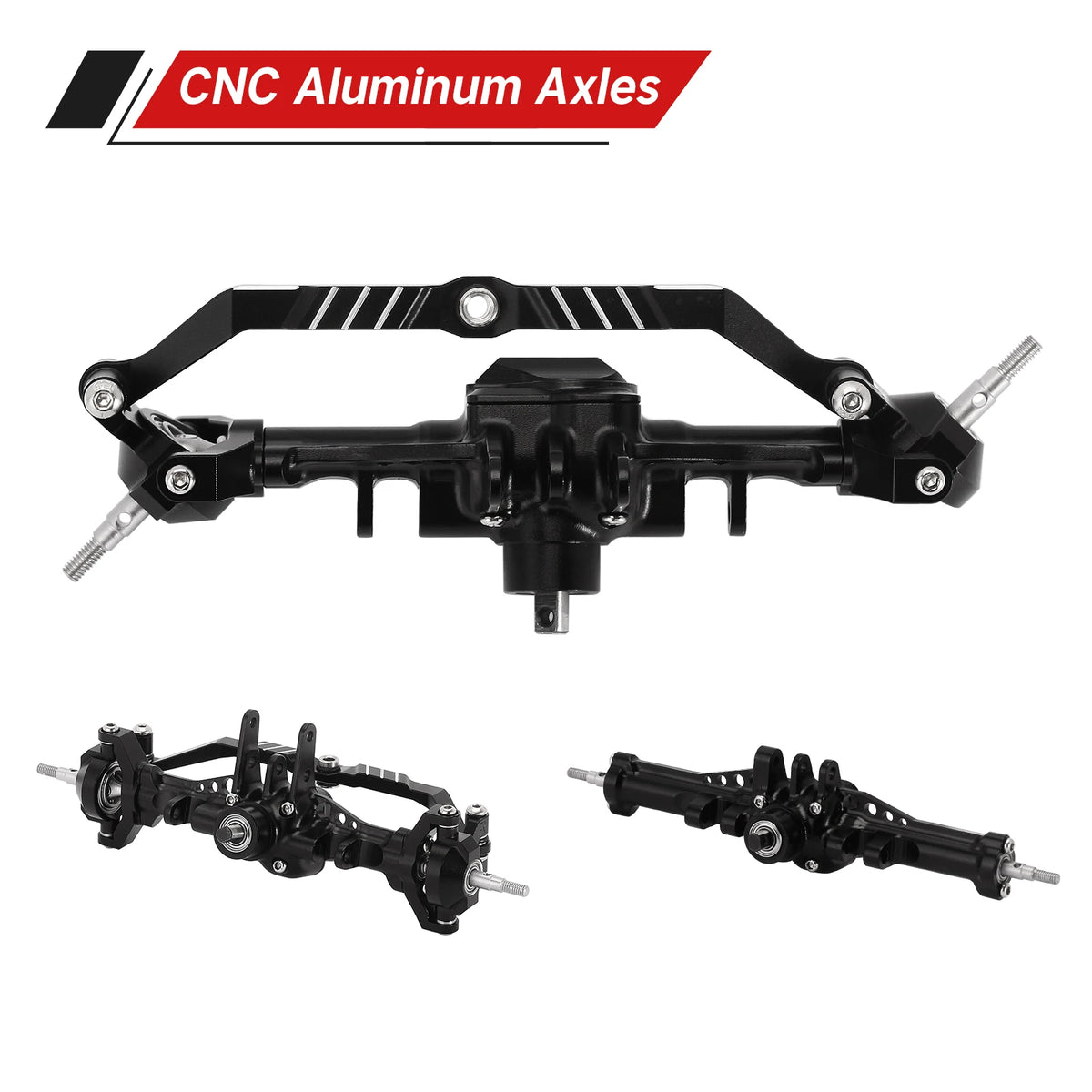 Ponts avant arrière INJORA aluminium pour Traxxas TRX4M