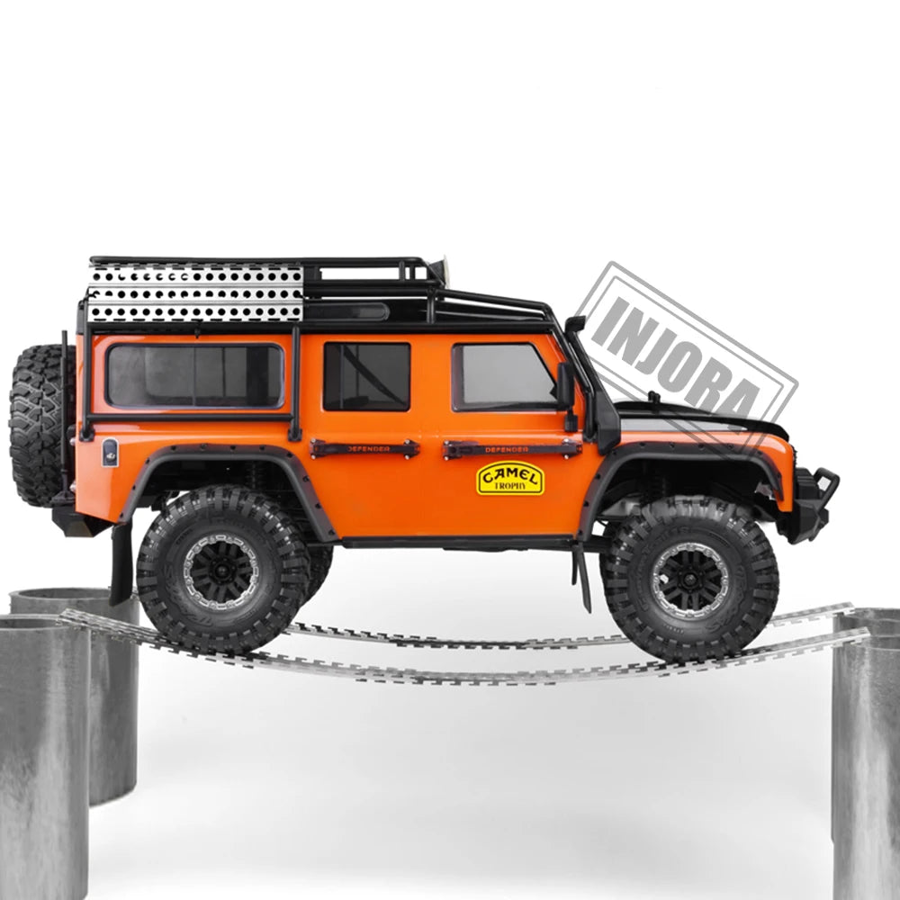 INJORA 2 plaques de désensablage métal 144×40 mm pour crawler RC 1/10