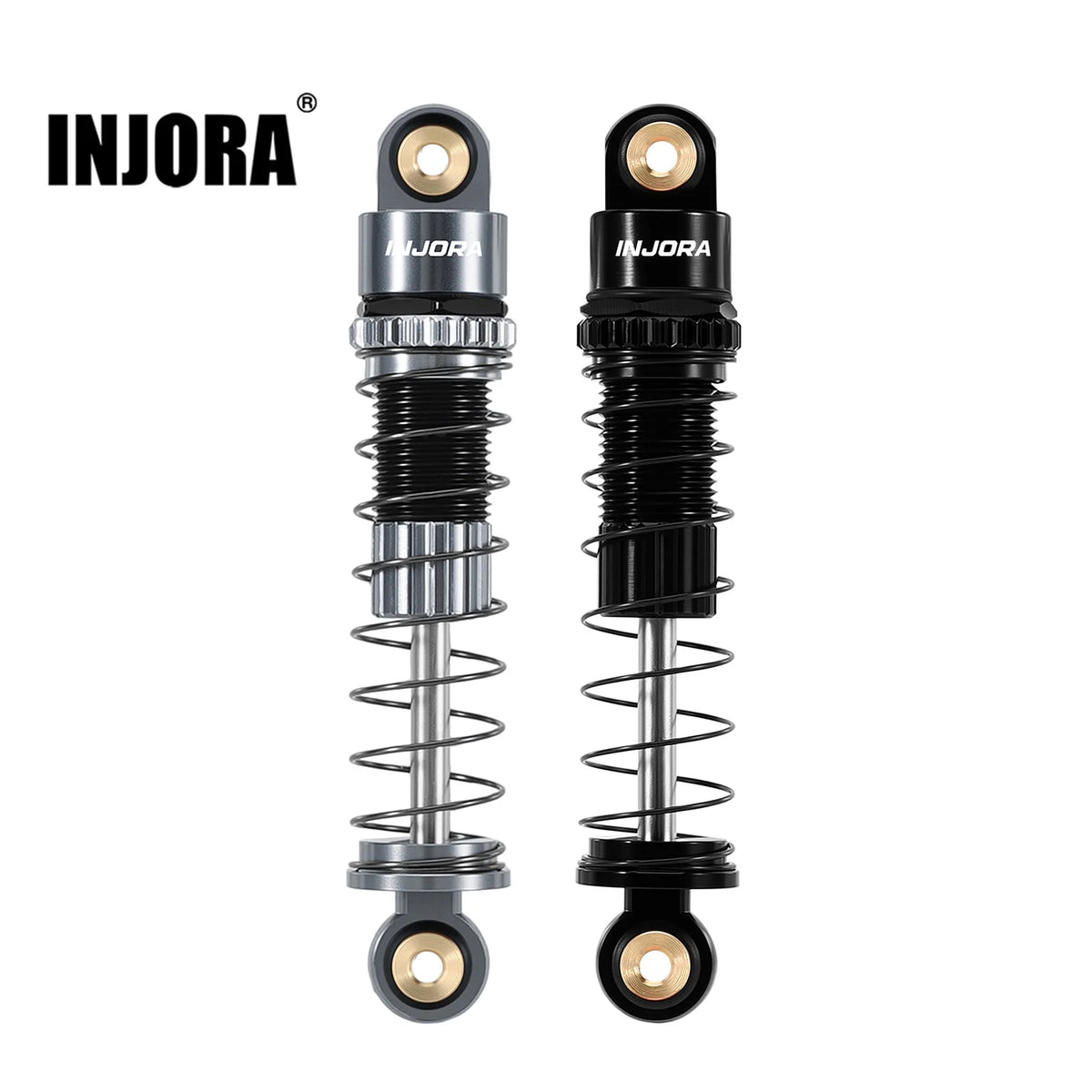 Amortisseurs huile INJORA aluminium 39 mm pour SCX24 et FCX24M