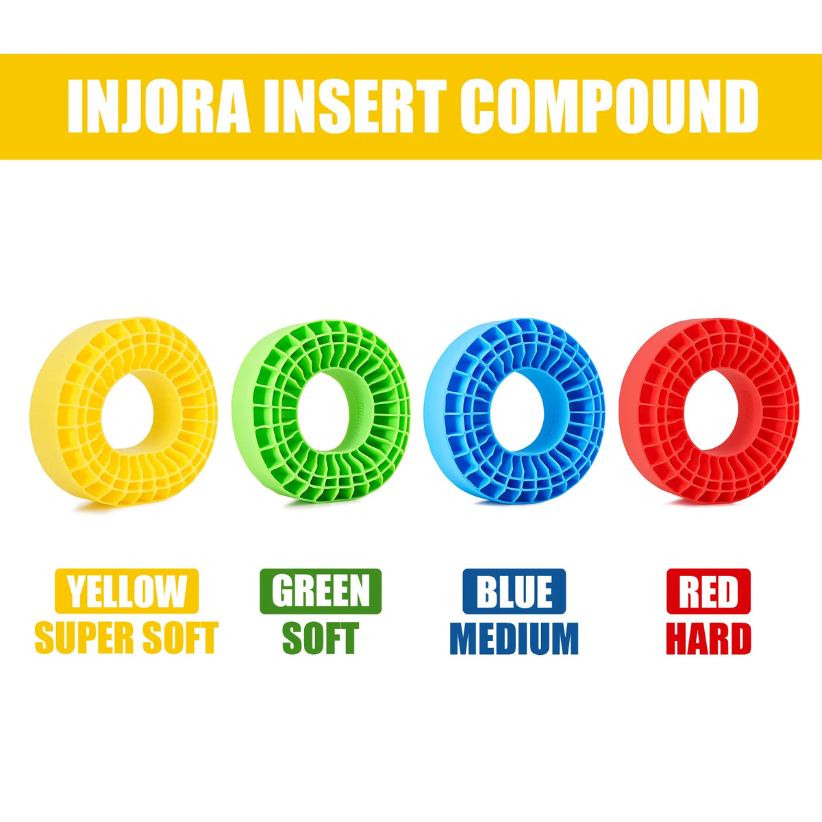 Inserts silicone INJORA pour pneus crawler 1.9 de 118 à 122 mm