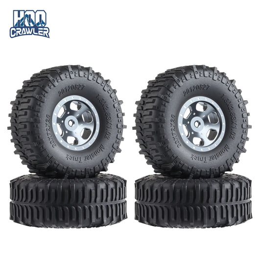 Lot de 4 pneus Swamper Mud Terrain 1.3 70 x 27 mm micro crawler