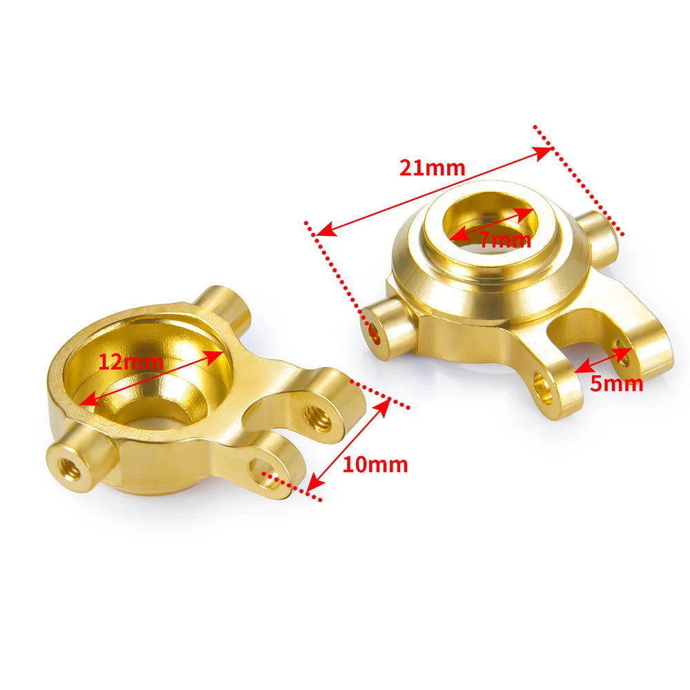 Pièces lestées en laiton AXSPEED pour TRX4M 1/18 – vue 3
