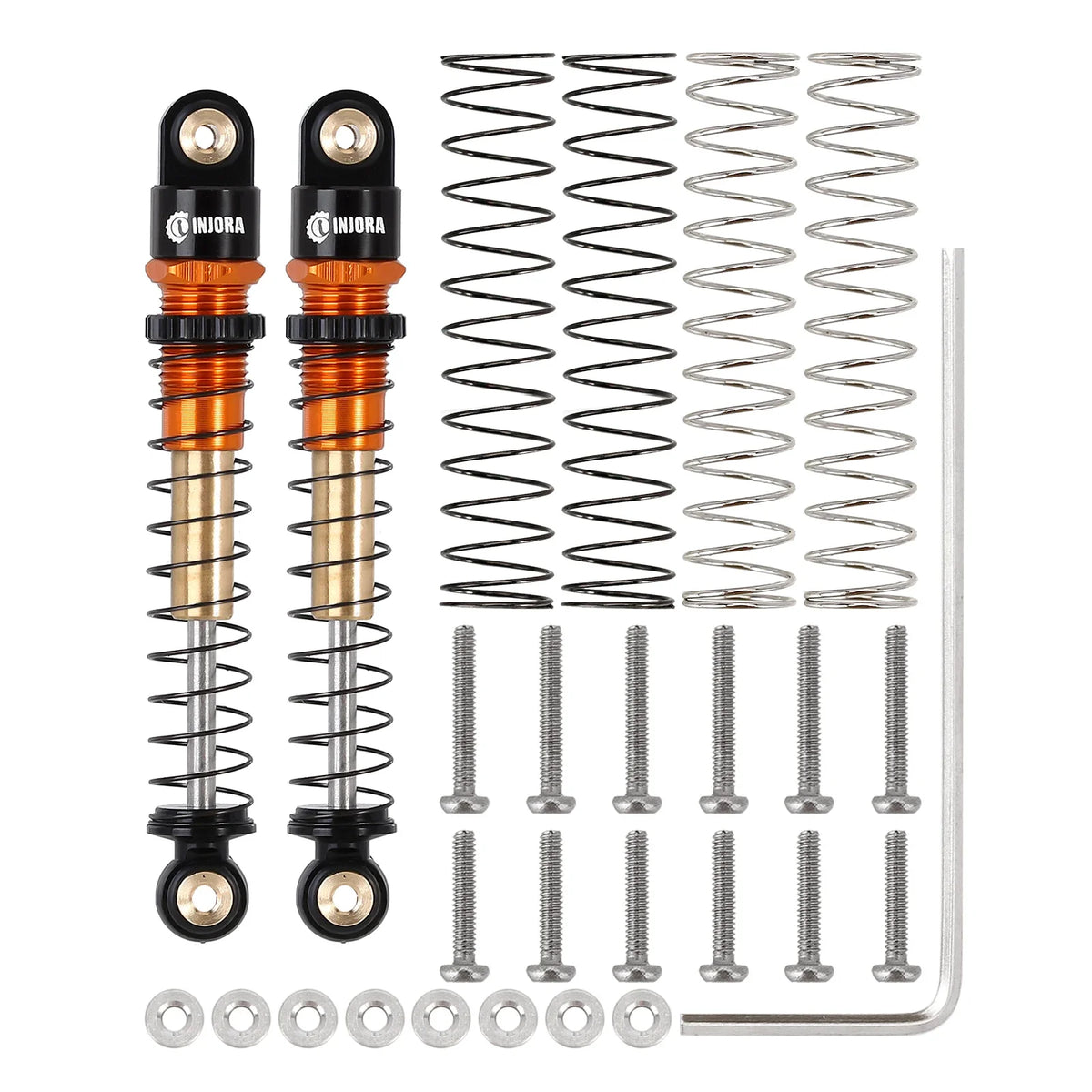 INJORA amortisseurs 43 mm SCX24 C10 JLU Gladiator – détail produit