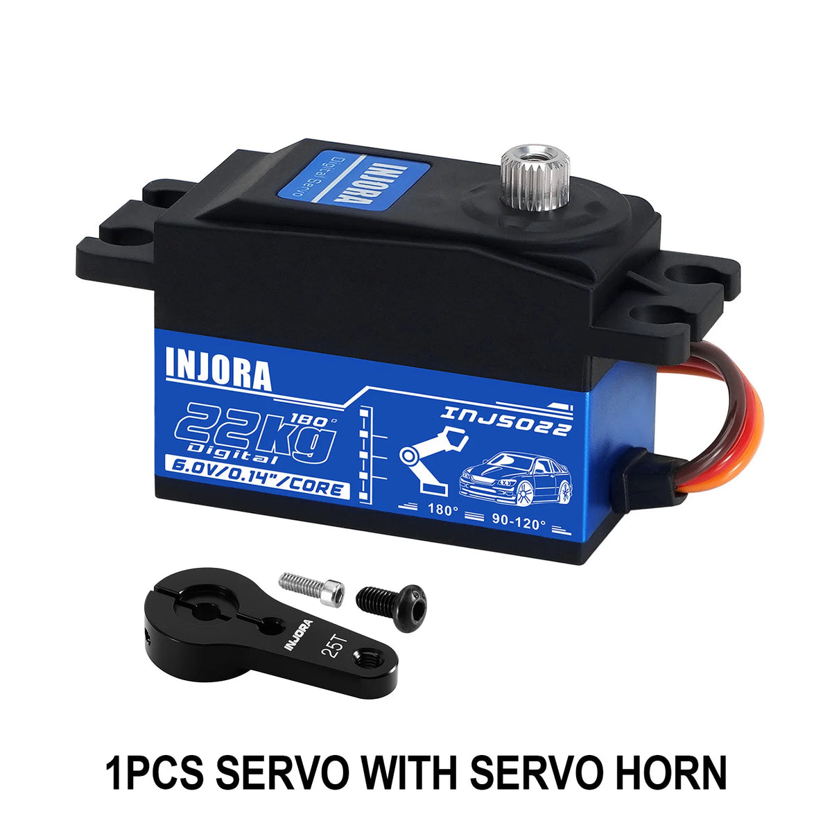 INJORA INJS022 servo low-profile 22 kg – présentation produit
